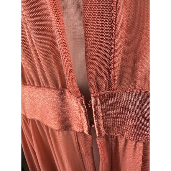 Torrid Maxi Mesh Short Sleeve Coverup Kimono Orange Womens Plus Size 2 2X - Picture 11 of 12